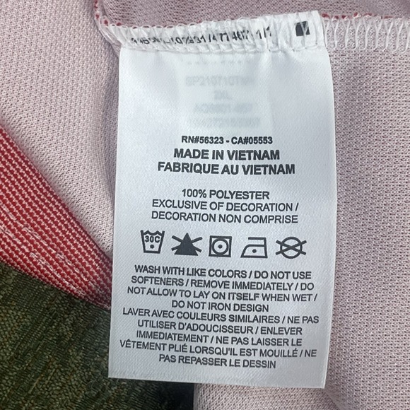 Nike Men's‎ Standard Fit Dri-Fit Golf Polo Size 2XL Pink NWT MSRP $55 - Picture 10 of 13